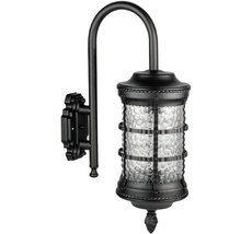 Настенный светильник с черной арматурой фонарь уличный IP44 Oasis Light 81202/10 cover Bl_OL