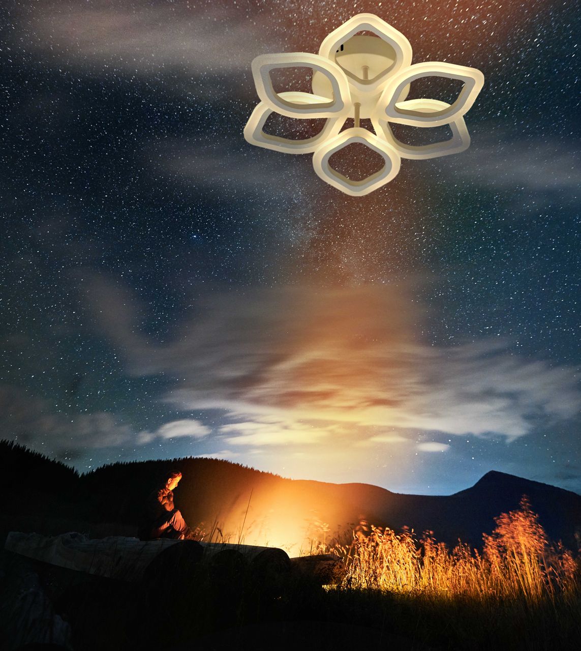 Потолочная люстра De Markt Мадлен 424013206_MW