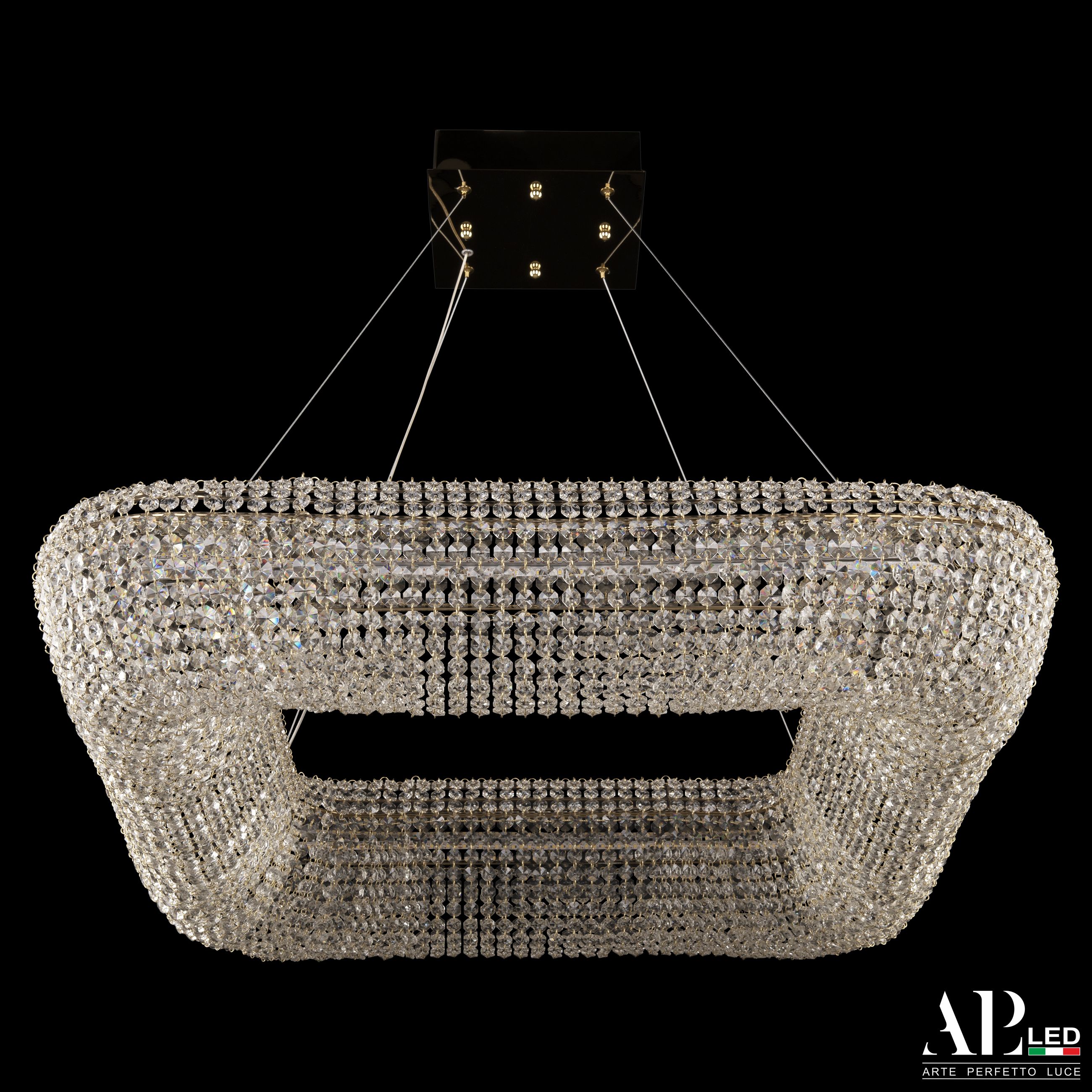 

Хрустальная люстра APL LED Rimini S504.0.80.A.4000.Gold, S504.0.80.A.4000.Gold