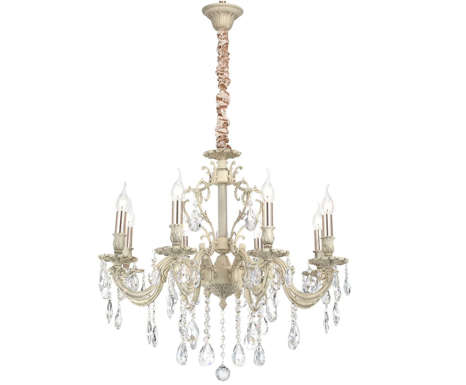

Подвесная люстра Lucia Tucci BARLETTA BARLETTA 1730.8 cream white, BARLETTA 1730.8 cream white