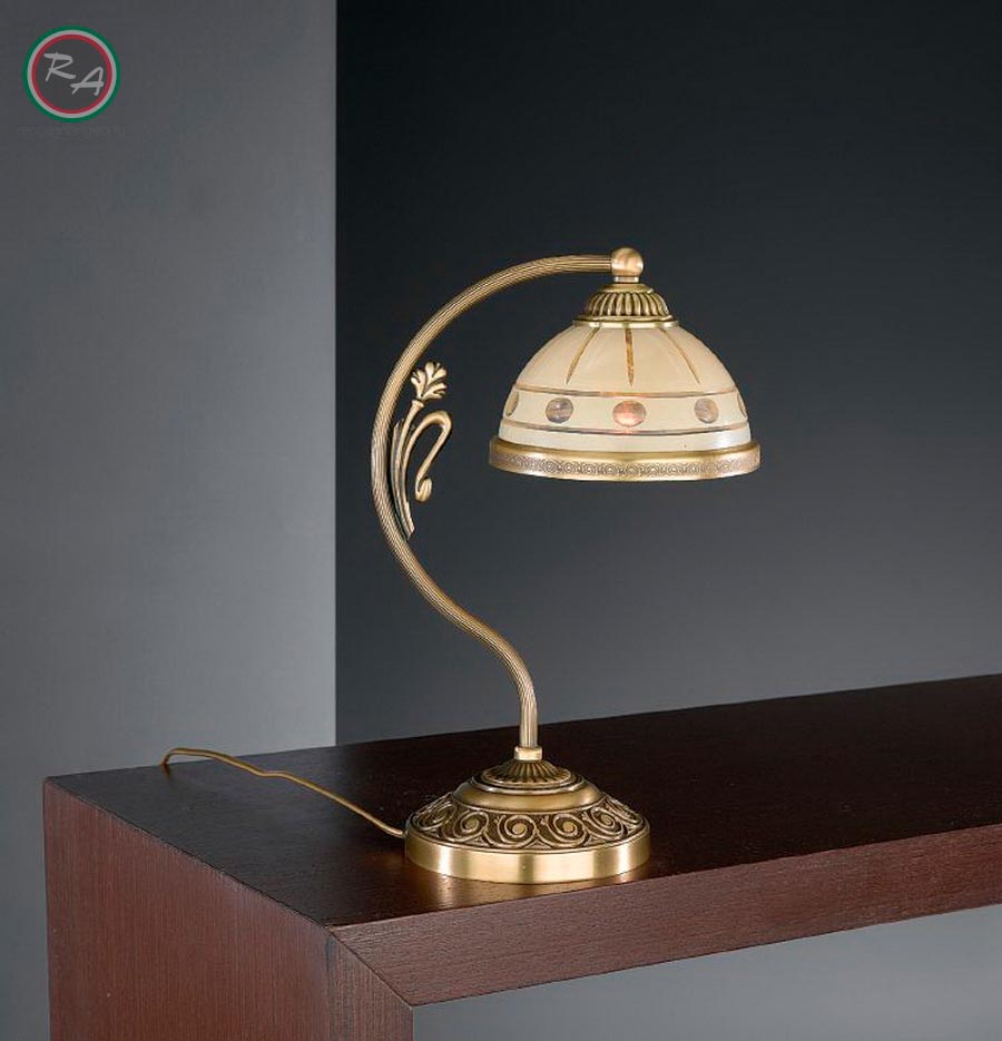 Настольная лампа Reccagni Angelo P 7004 P, цвет бронзовый