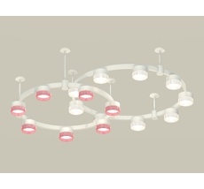 Подвесная люстра Ambrella light Techno Ring с композитным хрусталем Traditional DIY XR92211210_AMB