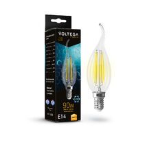 Светодиодная лампа Voltega Crystal Graphene Candle wind 9W 3000K E14 7220_VG