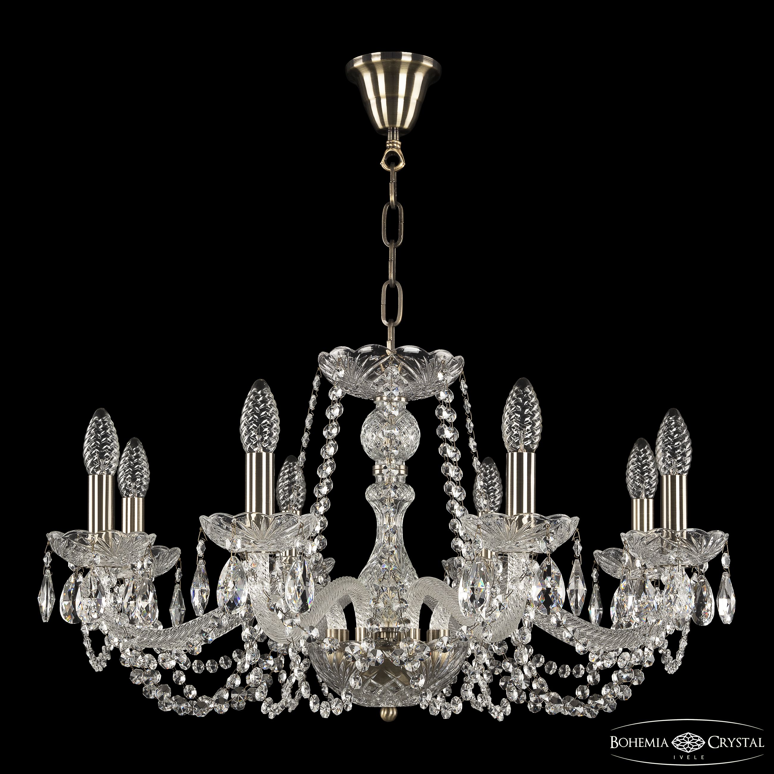 Хрустальная люстра Bohemia Ivele Crystal 119/8/240 Pa_BI