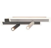 Настенно-потолочный светодиодный светильник 20047LED 20047SMA/01LED WH/BK 21Вт, металл/акрил, белый/черный Escada 20047SMA/01LED WH/BK_ESC