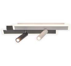 Настенно-потолочный светодиодный светильник 20047LED 20047SMA/01LED WH/BK 21Вт, металл/акрил, белый/черный Escada 20047SMA/01LED WH/BK_ESC