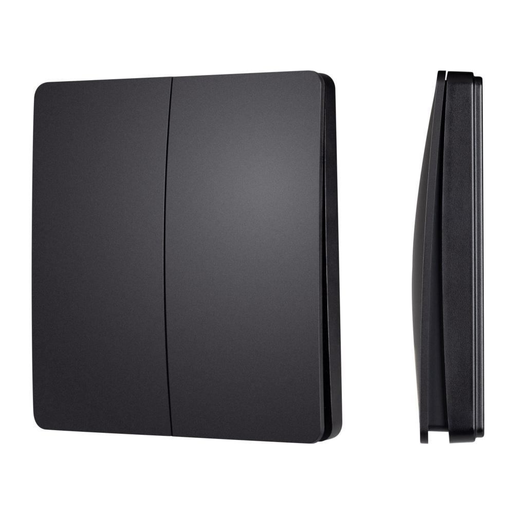 INTELLIGENT ARLIGHT Кнопочная панель KINETIC-801-22-2G-WP-SUF Black (No battery, IP67, 433Mhz) (IARL, IP67 Пластик, 3 года) 048257 Arlight 048257_ARL