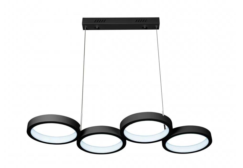 

Подвесная люстра ILedex Ring Star 9004-4-D BK, 9004-4-D BK