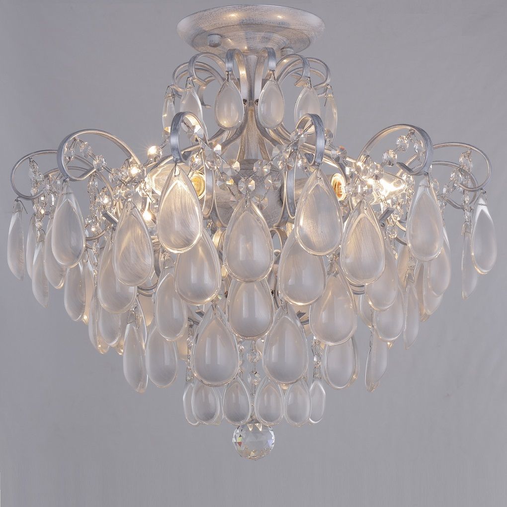 Потолочная люстра Crystallux SEVILIA SEVILIA PL4 SILVER_CR