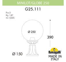 Уличный грунтовый ландшафтный светильник FUMAGALLI MINILOT G25.111.000.VYF1R