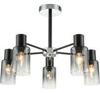 Потолочная люстра на штанге Diversity Escada 2120/5P Black_ESC