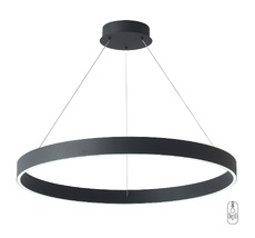 Подвесная люстра Crystal Lux TRON SP70W LED BLACK_CR