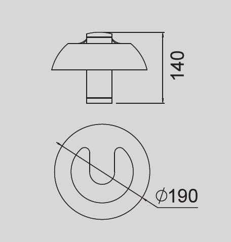 Настенный светильник уличный светодиодный IP54 Oasis Light W2253S Gr_OL