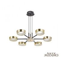Подвесная люстра Arte Milano Ferrara 271079/6 BK/GD