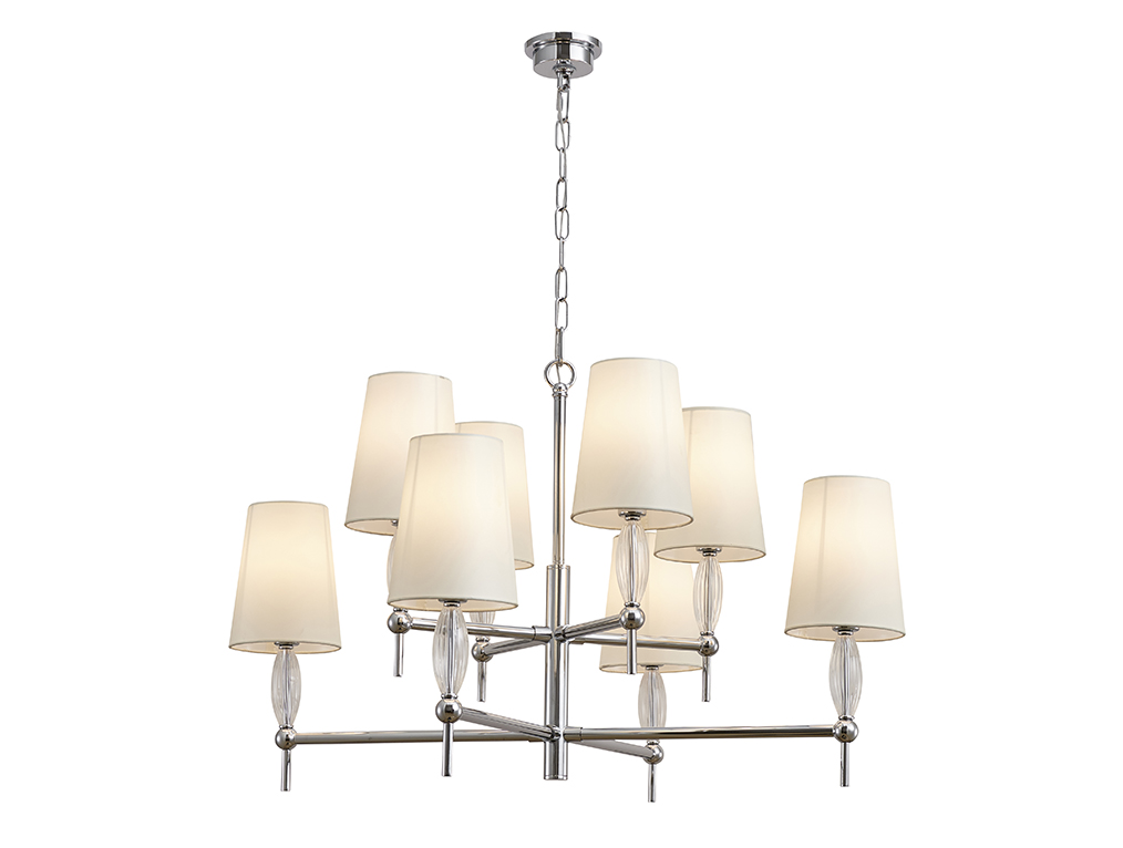 Подвесная люстра Newport CHELSY 4378/C chrome_NP