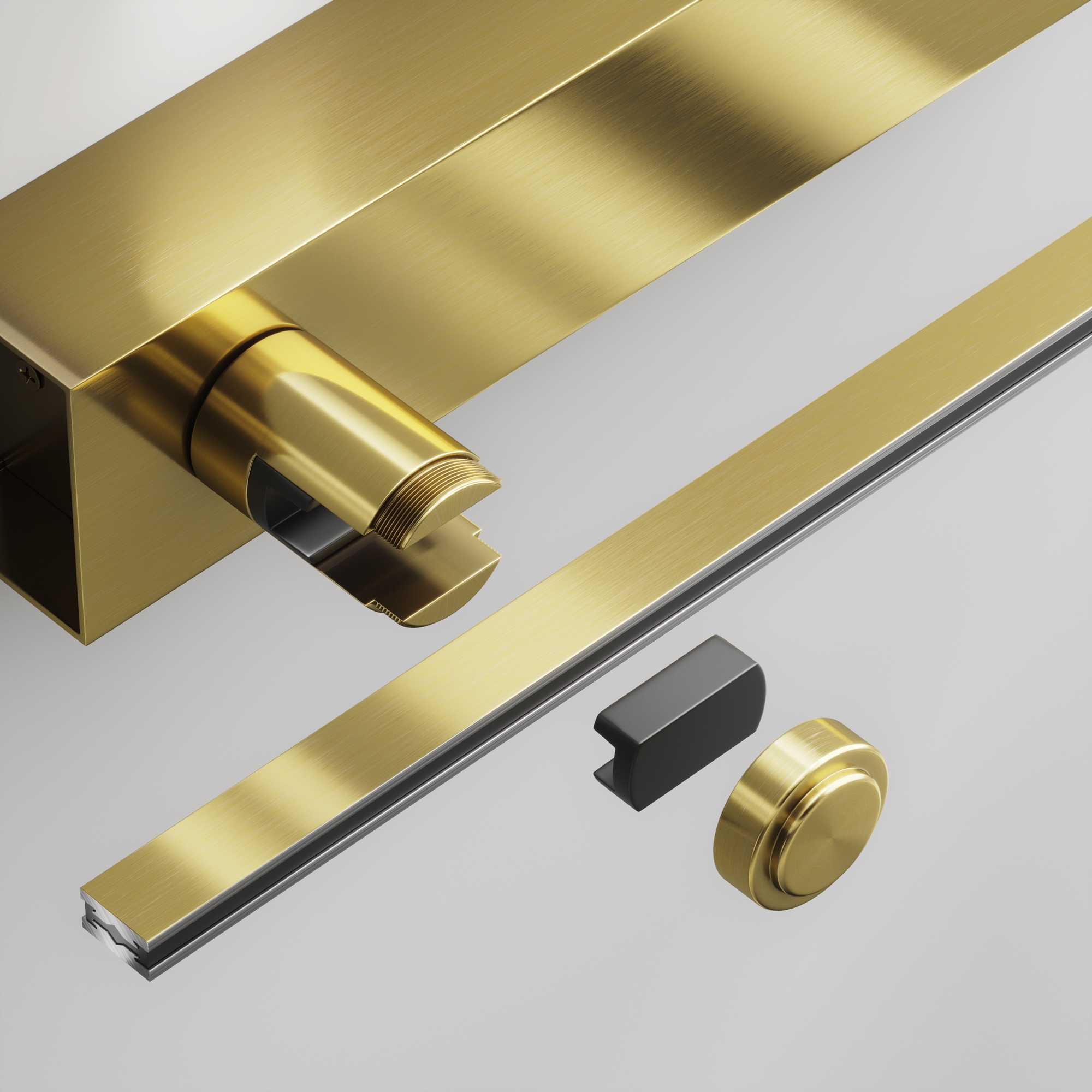 Основание настенное Wall для блока питания с вводом питания Maytoni Flarity TRA155CW-BB-BS_MY