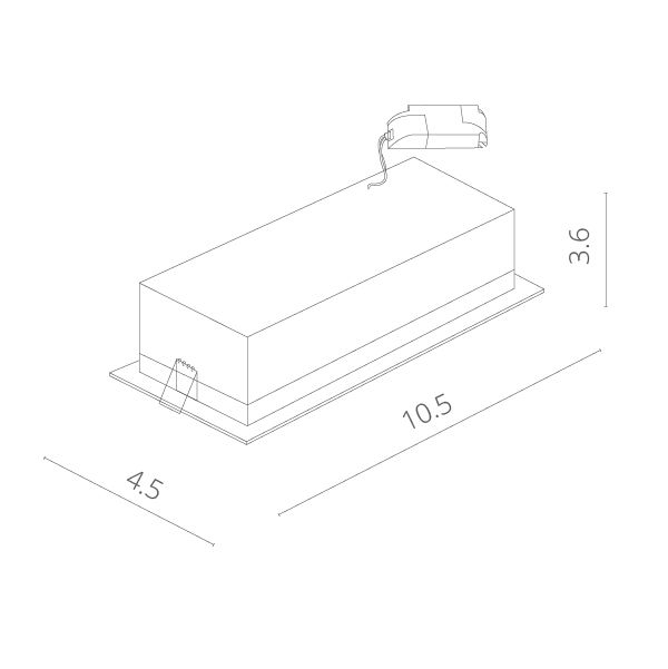 Встраиваемый светильник ArteLamp Врезной GRILL A3153PL-3BK