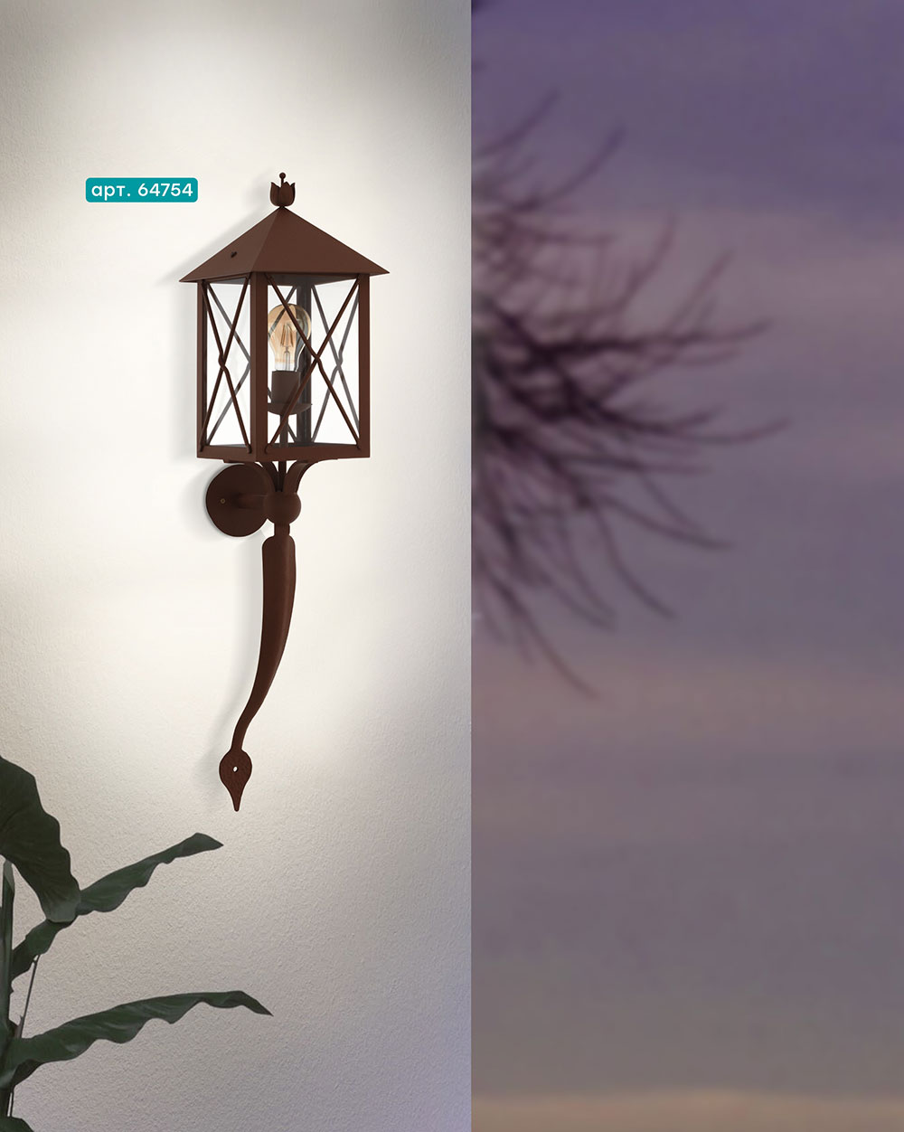 Уличный настенный светильник GAUDESI 64754