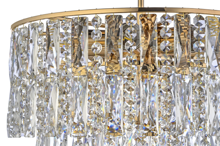 Потолочная люстра на штанге хрусталь Arti Lampadari Deliceto E 1.5.38.100 G