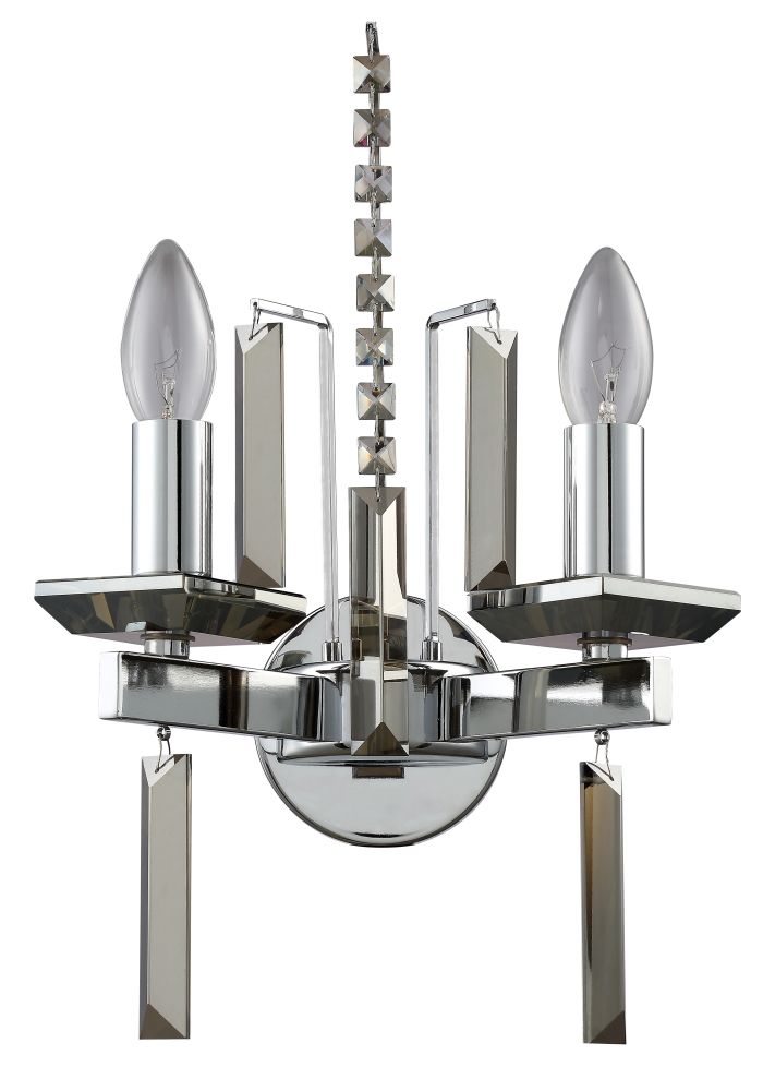 

Бра Crystallux MARRON MARRON AP2 CHROME, MARRON AP2 CHROME