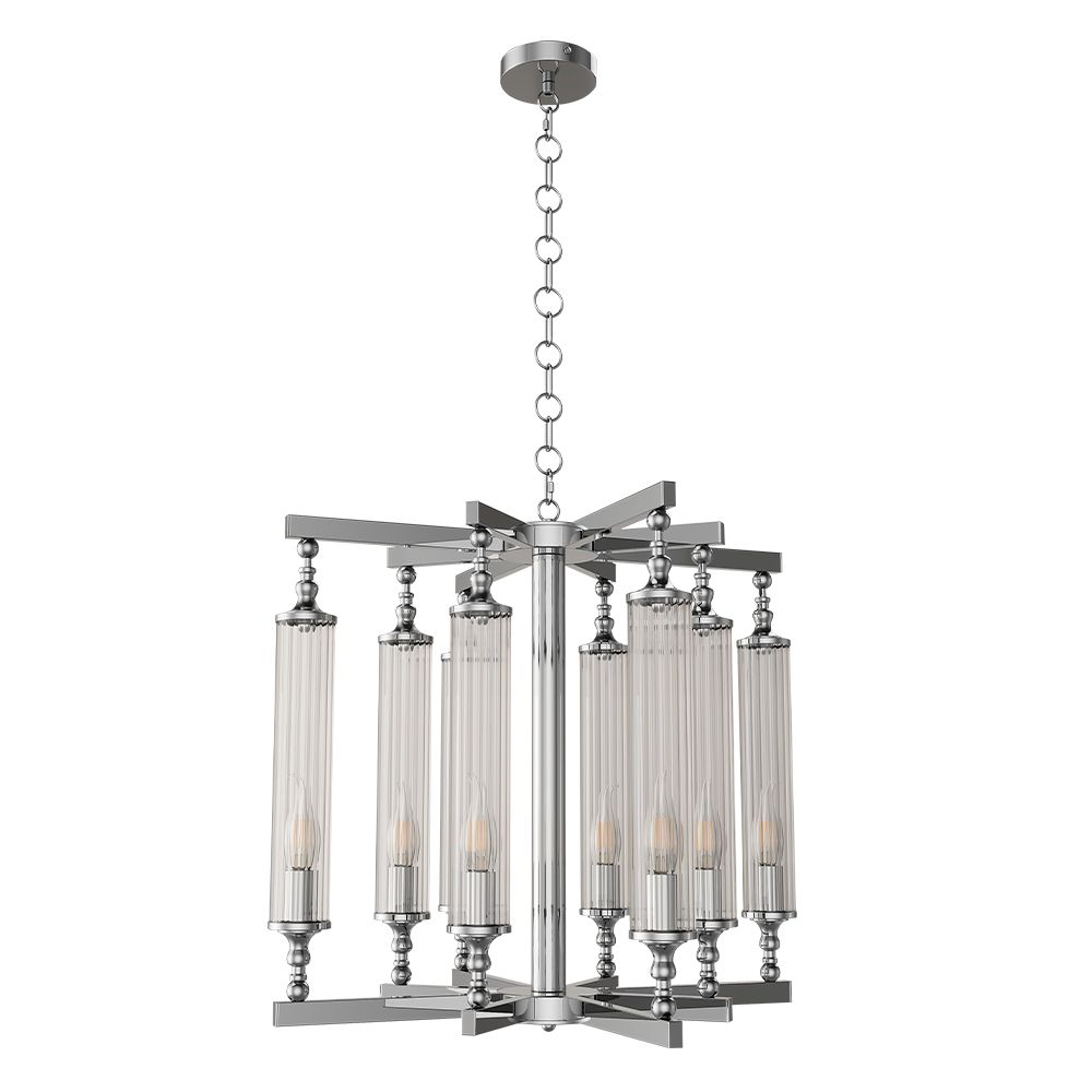 Подвесная люстра Crystallux TOMAS TOMAS SP8 D650 CHROME_CR