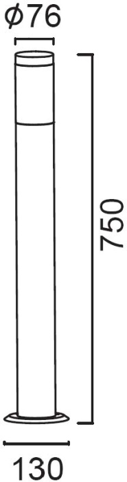 Наземный светильник IP44 светодиодный Oasis Light ST0082-750 SS_OL