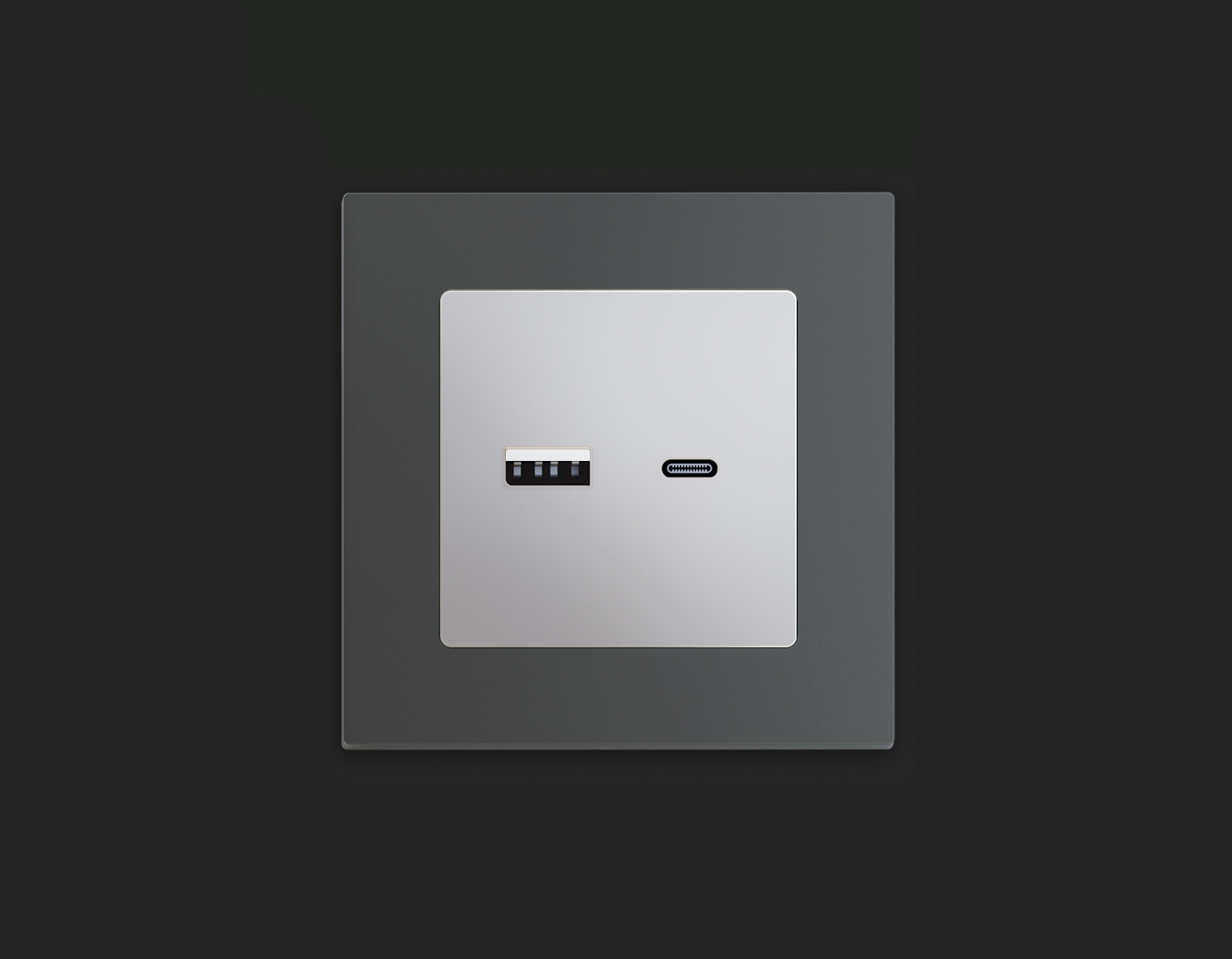 Розетка MA411010 A+C 20W быстрая зарядка QUANT MA411010_AMB