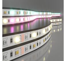 Лента светодиодная 24V 14,4W 60Led 5050+5050 IP20 MIX RGB/теплый белый, 5м a053728_ES