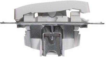 Выключатель встраиваемый одноклавишный (белый) Systeme Electric GSL000115