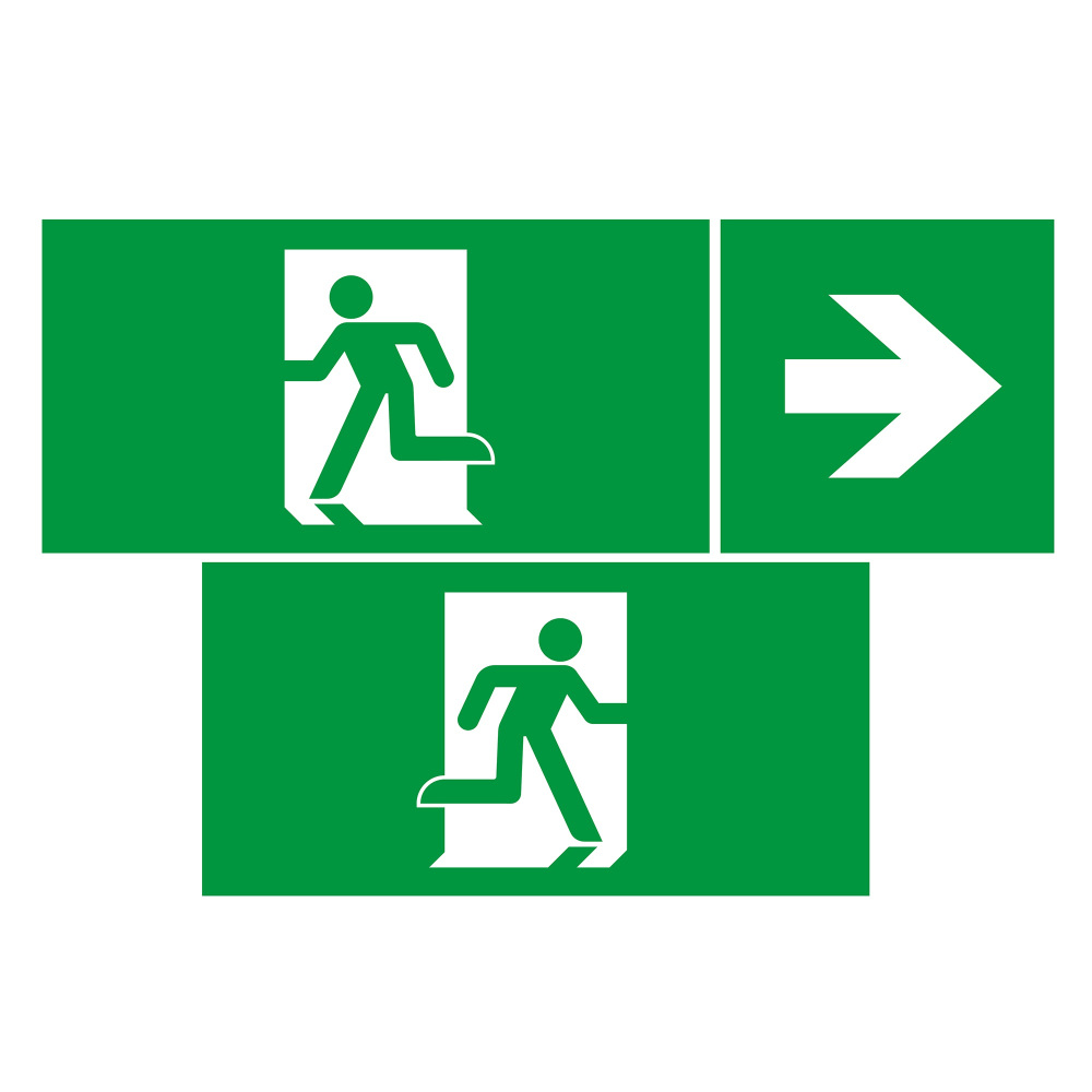 Пиктограммы EMGP-PROOF-L-KIT (Комплект из 3-х наклеек) ( Arlight 055993_ARL