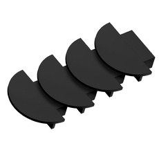 Заглушка для встраиваемого алюминиевого профиля GP1001 комплект 4шт Ambrella Light ILLUMINATION GP8120_AMB