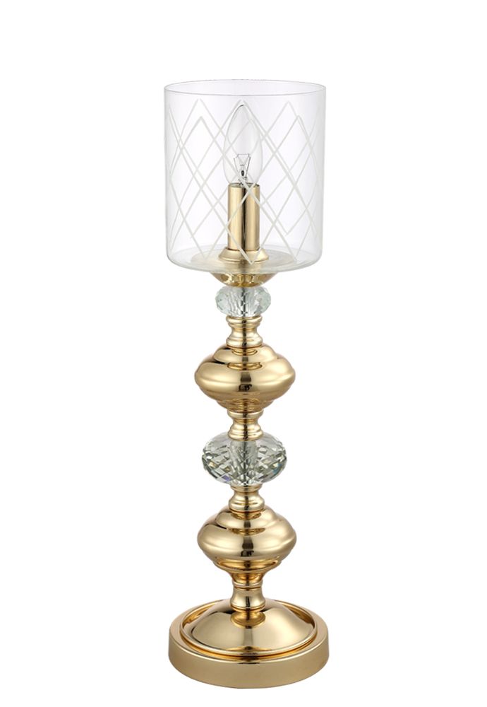

Настольная лампа Crystallux GRACIA GRACIA LG1 GOLD, GRACIA LG1 GOLD