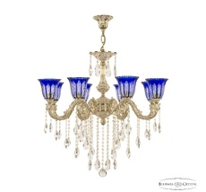 Подвесная люстра Bohemia Ivele 71101/8/250 B GW P2 U Clear-Blue/H-1H_BI