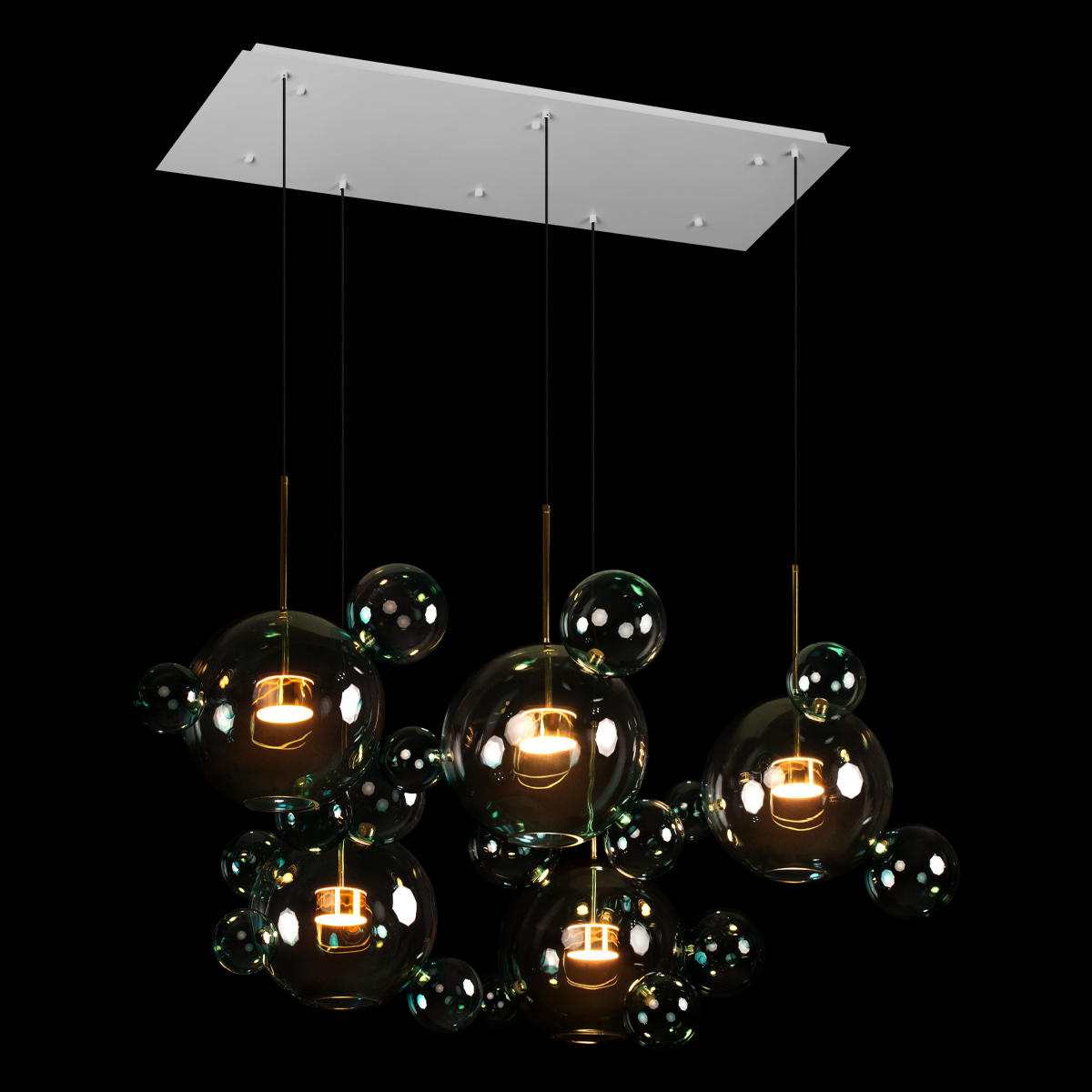 Подвесной светильник Loft IT Bolle 2027-S5 Blue_LF