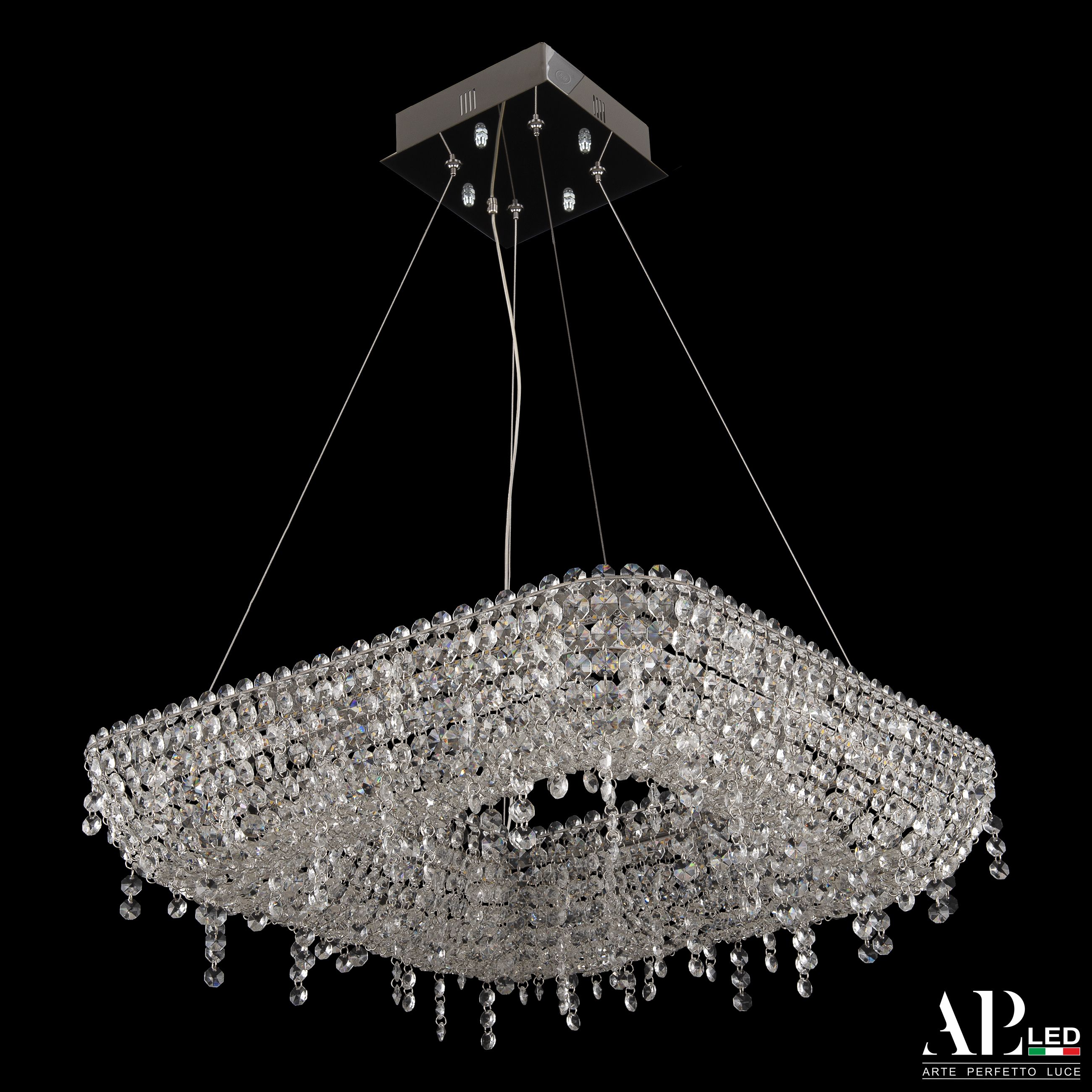 Хрустальная люстра APL LED Sicilia SH504.0.50.B.Ni.4000_BI