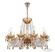 Хрустальная люстра Bohemia Ivele Crystal 5402/10/240 G Amber/M-1H K721_BI