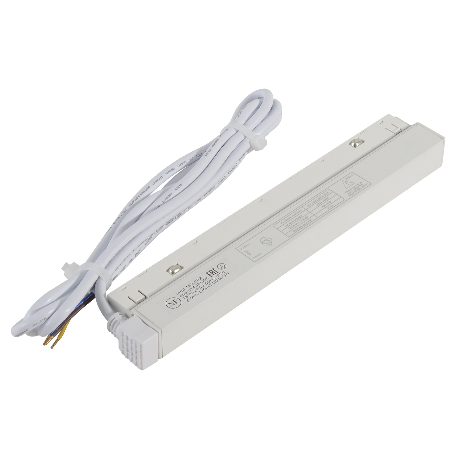 Драйвер для магнитного шинопровода 48V, 100W Crystallux SPACE CLT 0.203 08 WH_CR