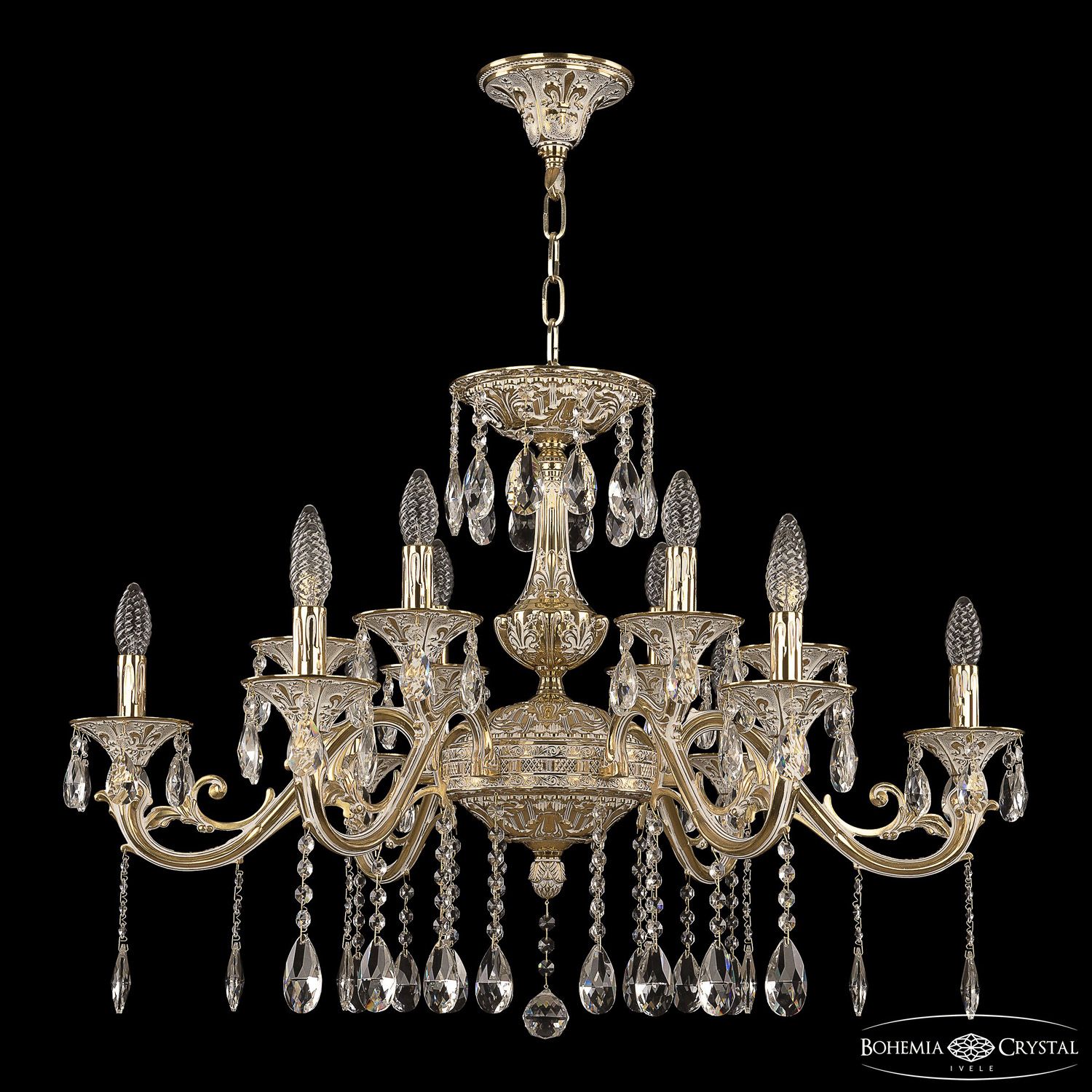 

Хрустальная люстра Bohemia Ivele Crystal 70123/12/320 A GW, 70123/12/320 A GW