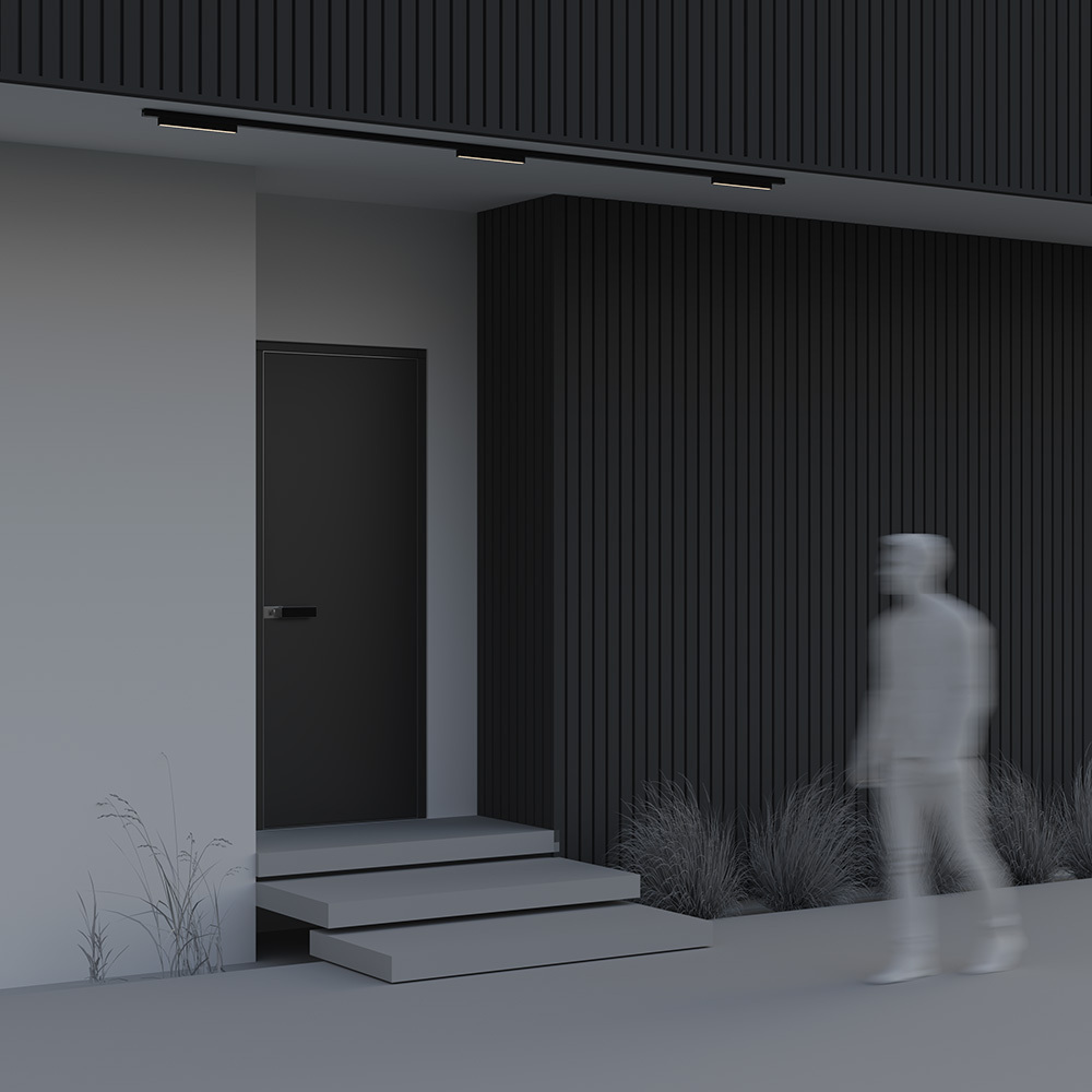 Уличный трековый светильник Maytoni Basis O-TR02-1-S-12WB4K_MY