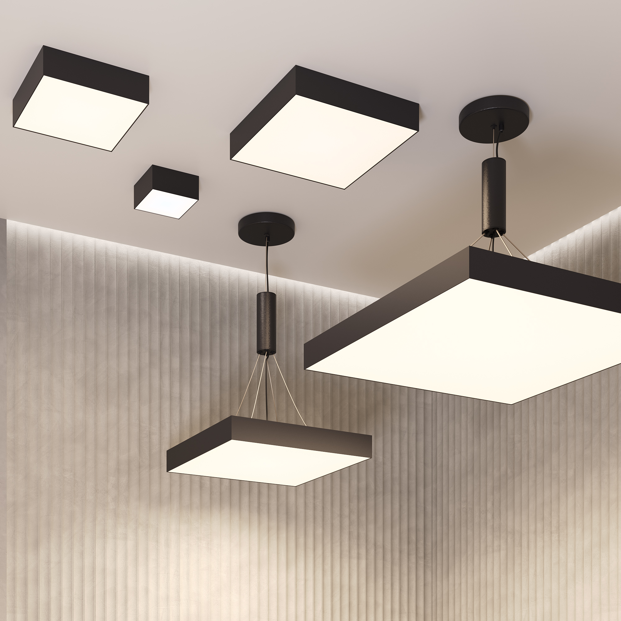 Потолочный светильник Maytoni Zon C032CL-45W4K-SQ-B_MY