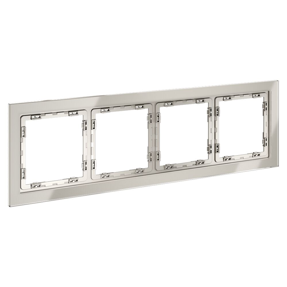 Рамка стеклянная VOLTUM S70 на 4 поста VLS110403