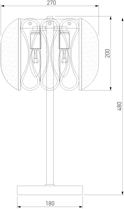 Настольная лампа Bogate's 01125/2_EU