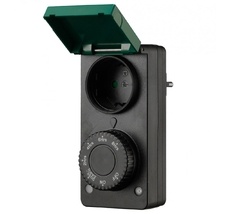 Розетка с таймером (с датчиком освещенности) суточная мощность 2300W/10A IP44 Feron 51434_FR