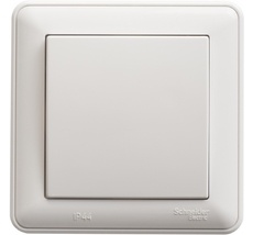 Выключатель встраиваемый одноклавишный (белый) IP44 Systeme Electric VS610-156B-18