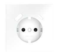 Накладка для розетки Voltum с заземлением и защитными шторками с USB A+C S70 VLS001002