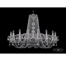 Хрустальная люстра Bohemia Ivele 1402/18/400 Ni_BI