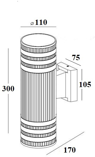 Архитектурная подсветка IP44 Oasis Light 78200 Sb_OL