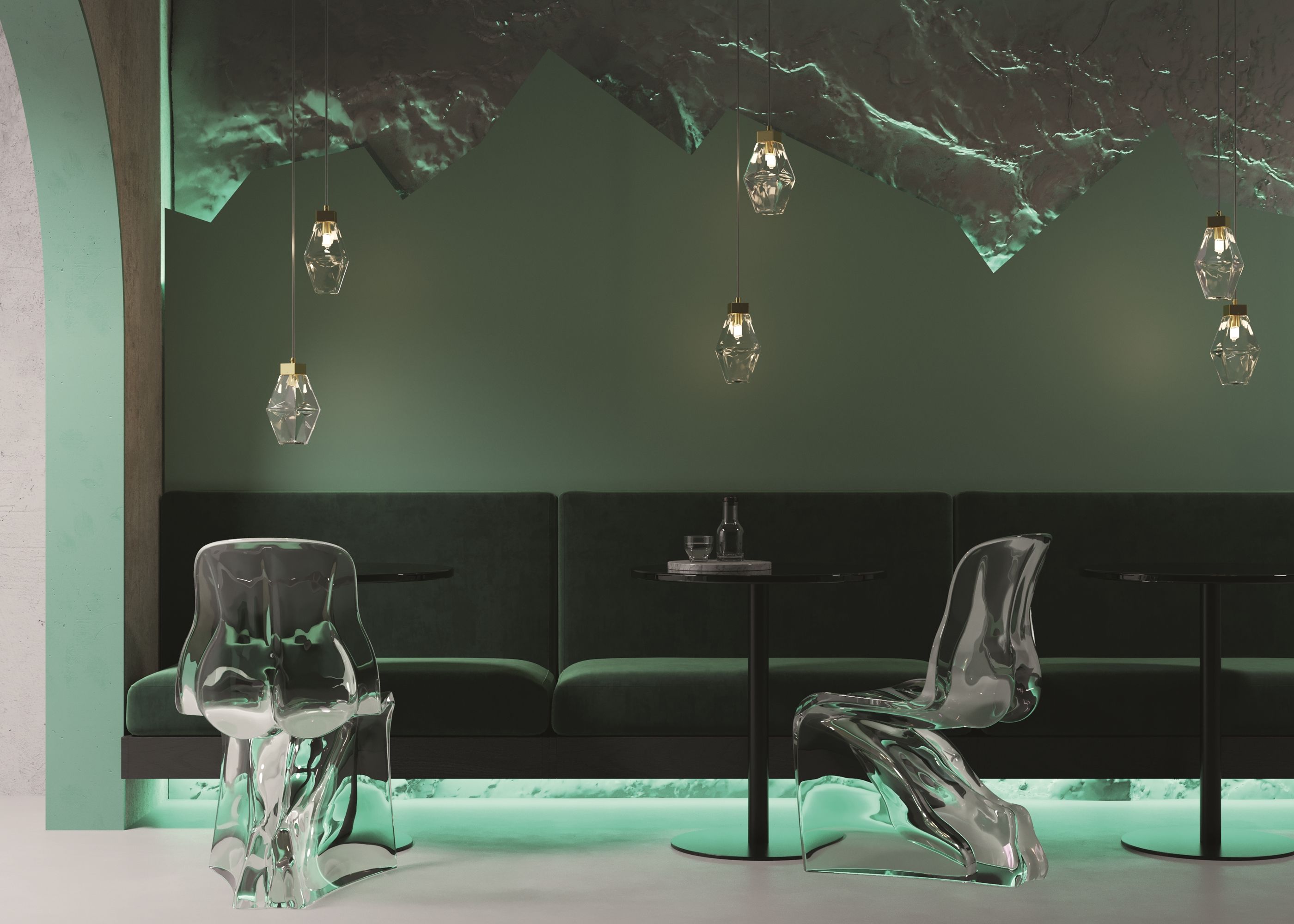 Подвесной светильник Maytoni Modern Coctail time MOD325PL-01G_MY