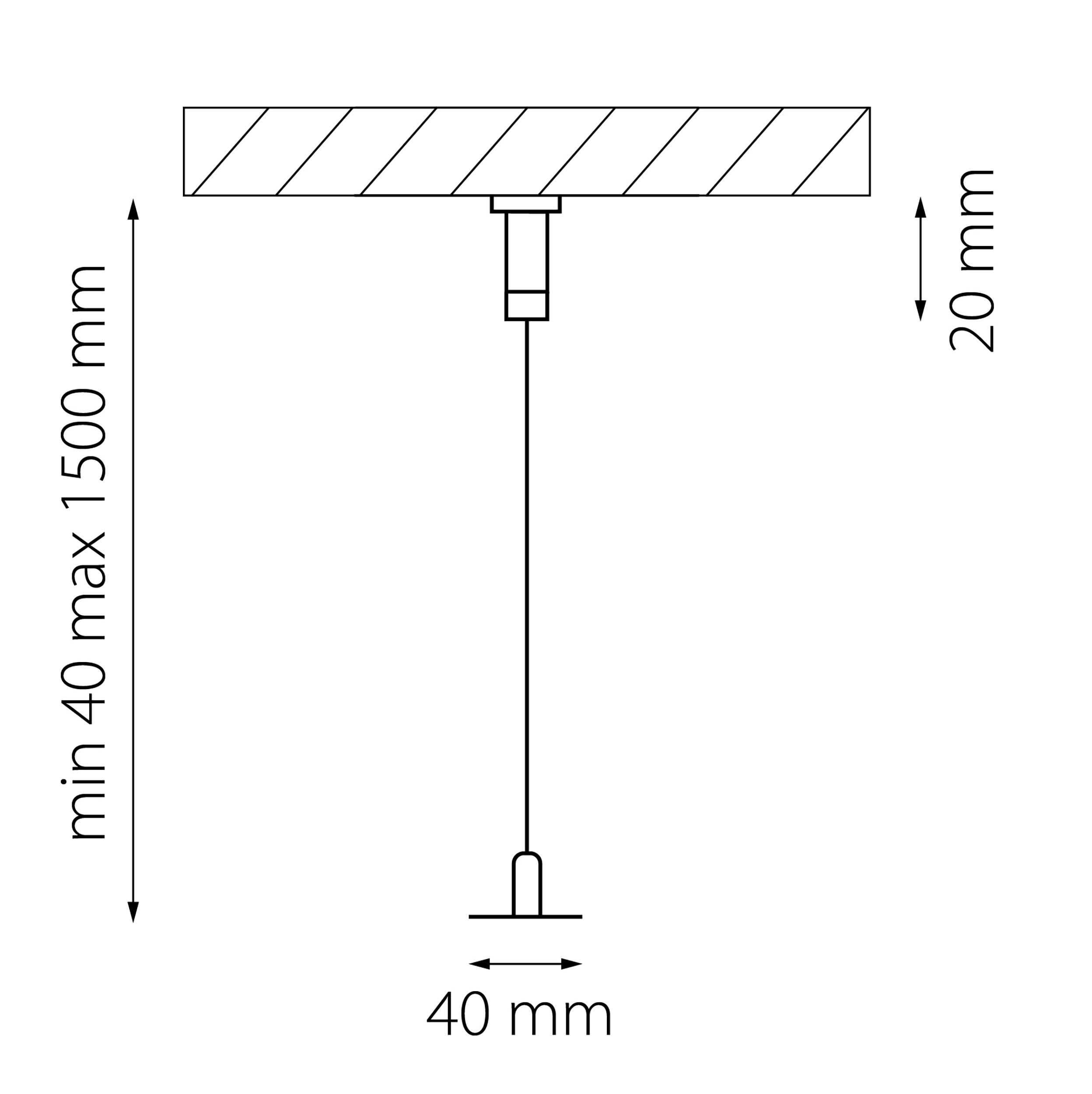 Подвес универсальный трековый для треков LINEA Lightstar 506170_LS