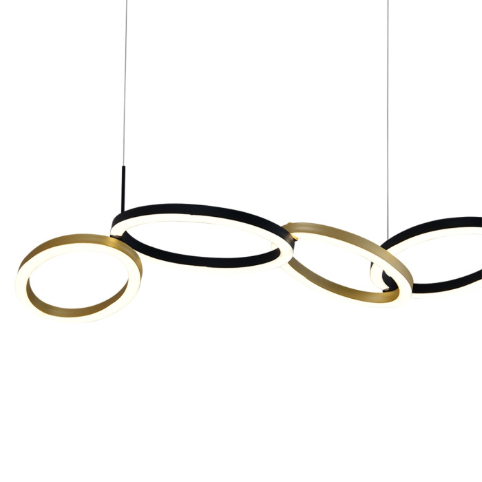 Подвесной светильник Anello V000215L (14034/C/6P Black) Indigo V000215L